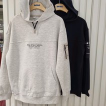 [에스핏] 비트온 봄 후드티 (오트밀 블랙)