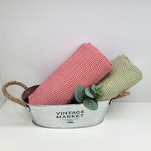 원단style 면20수 선염워싱 고방체크 애플 2종 [A42-77] 패브릭원단, #1레드