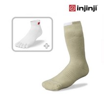인진지 뉴 트레일러퍼포먼스 (트레일러+라이너세트) 발가락양말 스포츠양말, M, 올리브
