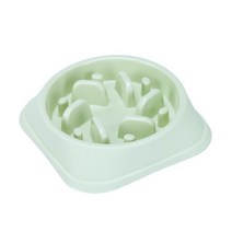 애완 동물 천천히 먹는 개 그릇 슬로우 피더 먹이 하드 플라스틱 고양이 미끄럼 방지 Gulping, 30 30, 01 as picture