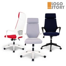 (LOGOSTORY 에어라이트 패브릭 학생사무 컴퓨터의자 그레이 패브릭/컴퓨터의자/그레이/에어라이트/학생사무