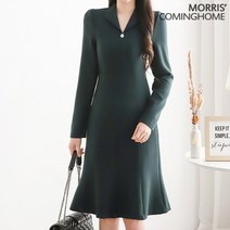 [모리스커밍홈] 큐빅버튼 머메이드 원피스_M2212OP297D