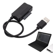 외장cd롬 디비디플레이어 리더기 광학 드라이브 어댑터 케이블 HDD SSD 변환기 컴퓨터와 CDROM 스토리지 간, CN, 한개옵션0