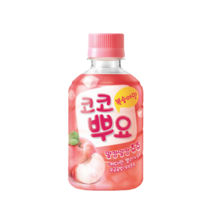 팔도 코코뿌요 음료 복숭아맛 280ml 24개