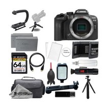 캐논 Canon EOS R10 미러리스 카메라 64GB 추가 배터리 LED 플래시 - 얼티