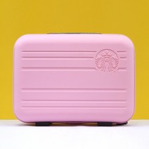 스타벅스 캐리어 기내용 프리퀀시 스벅 레디백 화이트 핑크 그린 13인치 여행가방 스티커