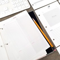 제이로그 A5바인더 재택근무 리필내지 3종 중 택 1, 단품