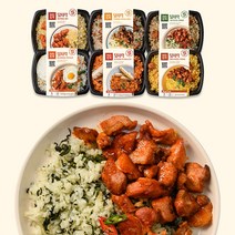 편한한끼 덮밥 도시락 250g X 6팩 / 식단 식사대용 간편 점심