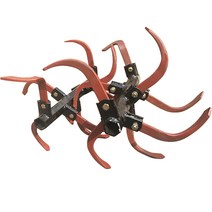 휴립기 날 경운기 땅 풀림기 두둑 성형기 갈리기 쟁기, 한 면 9개 조각 32축 두꺼운 깊은 경작 칼, 1개