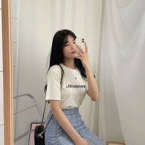 브링미 모먼트 레터링 스판 반팔티(5c)_브링미_2