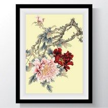 수재샵 모란 (샤이닝 2.8mm 5D 가로 50cm X 세로 75cm) 보석십자수