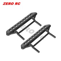 사이드스텝 전동 도어1/10 RC 락 크롤러 플라스틱 사이드 스텝 슬라이더 풋 페달 플레이트 블랙 AXIAL SCX1, 한개옵션0