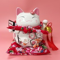 개업선물 일본전통 행운복고양이 마네키네코 인테리어소품 데스크장식품 국내당일배송