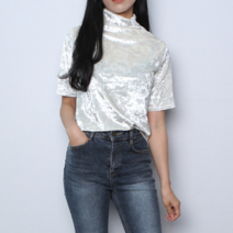 파라노말샵 팅커벨 벨벳 반팔 반목티(파라노말샵)