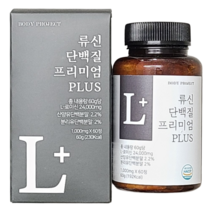 바프 24000mg 고함량 류신 단백질 프리미엄 플러스 타블렛 단백질흡수 근육 보충 60정 단독사은품 증정, 1박스
