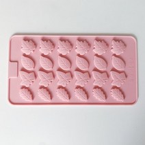 미니 단풍 나뭇잎 24구 실리콘 몰드, 1개