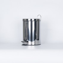 냄새안나는 스텐 페달 밀폐 종량제 쓰레기통 인테리어휴지통 8리터, 스텐 페달 8리터