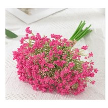 안개꽃 조화 꽃다발 10송이 10color 고급형 인테리어소품 꽃꽂이 부케 장식 소품 가랜드 리스, 퍼플