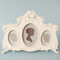 밀크 멀티 3인 엔틱액자 탁상용액자, 단품