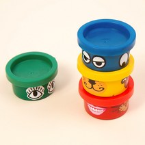 바이오로드 눈코입 롤 스티커 4종, 컬러눈