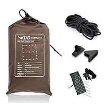 DD 타프 3X3 설영에 편리한 세트 DD Tarp 타프 3X3 & DD Cord 코드 (10m) & Ridgeline Loks 리지 라인 록스 (2개들이) &DD Pegs + Guy Lines (x6) 추가 페그+가이 라인(x6) (Coyote Brown) [ 상품]