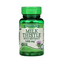 네이쳐스트루쓰 밀크 시슬 씨드 추출물 1000 mg 캡슐 글루텐 프리, 100개입, 3개