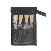 4PCS 퍼티 나이프 건설 도구 스테인레스 스틸 4/6/8/10 인치 스트레치 손 세트에 대한 석고 흙손 주걱, [02] Black bag, 02 Black bag