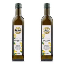 비오나 Biona 유기농 냉 압착 오일 Rapeseed Oil 유채유 채종유 고급유 500ml 2개