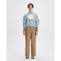 22FW [WEHOURS]블루 플라워자수 울혼방 니트 HSSW2DH49B1