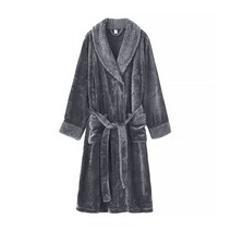 똑소녀 프리미엄 호텔 샤워가운 겨울용, 챠콜, M
