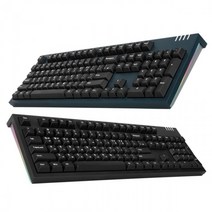앱코 K660M 이색사출 PBT 체리 키보드 미드나잇그린 청축