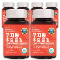 하비웰 꾸지뽕 추출물정 600mg X 60정, 6통
