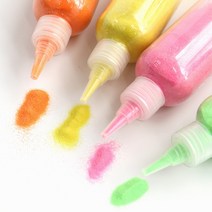 율아트 반짝이 가루 24종 색모래 펄가루 샌드아트 만들기 미술 놀이 재료, 초록색