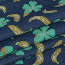 데님원단 천원단 캔버스원단 원단싸게파는곳 동대문원단 청바지실 워싱데님 얇은 비탄성 혼방 프린트 데님 원단 퀼팅 바느질 의류 스커트 미터당 여름, Eggplant+0.5mX1.5m