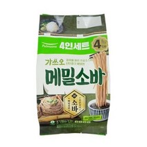 [풀무원]가쓰오 메밀소바 1232g (4인), 4세트