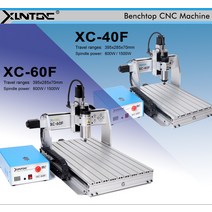 목공펜 선형 가이드가 있는 CNC 더 정밀한 벤치탑 40F 60F 조각 밀링 2023 새 버전, 9.60F 3axis 800W - 110V