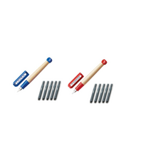 LAMY ABC 만년필 + 카트리지 5p 세트, A, 레드