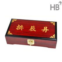 적색 금장 공진단상자 10환 / 환상자 청심환상자 고급나무상자 나무상자 청병상자 선물상자, 1개