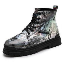 전투화 전술화 사막화 미군군화 Off-Bound-가을 남성 발목 부츠 툴링 사막 부츠 영국 펑크 부츠 남성 레이스업 캐주얼 오토바이 부츠 하이 컷 신발 39