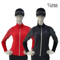 LPGA 골프 웨어 여성 니트소매 바람막이 스윙 점퍼 재킷 L193KC602P