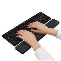 키보드 손목보호대 쿠션 손목받침대 손목 피로감소 미끄럼 방지, 1개
