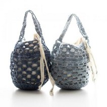 아트박스/미스티코티타 [DIY] 미스티코티타 봉봉네트백 BONGBONG NET BAG - 진스실 JEANS yarn 패키지(도안 실) 코바늘 뜨개질, 인디오렌지