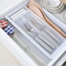 주방 싱크대 서랍 3단 정리 트레이 칸막이 수저 포크