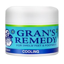 Grans Remedy 발냄새 나는 발 및 신발 파우더 35g/50g 오리지널 쿨링 & 향 트리트먼트 제어, 한개옵션1, 02 Cooling (50g)