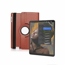 아이패드 8세대 회전 케이스+종이질감 필름 1매, 블랙/종이질감 필름 1매