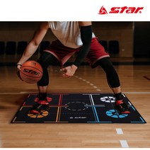 [농구드리블연습] 스타 농구 풋워크 트레이닝 매트 농구스텝 훈련용품