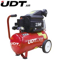 UDT UDT-2525 소형 에어콤프레샤 오일타입 2.5마력 콤푸레샤 콤프레서