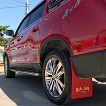 차량용 머드가드 흙받이 노머드, 레드2개1세트, 4x4블루