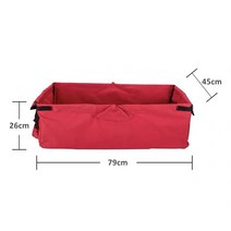 ALWAYSME-유틸리티 웨건 라이너 L79xW45xH26CM 7 8 인치 휠 유틸리티 캠핑 카트, 03 Red