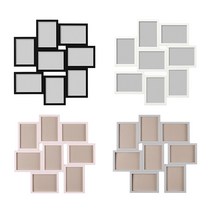 이케아 벡스보 콜라주액자8칸 화이트 13x18 cm, 단품